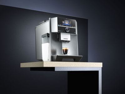西门子Vitvaror daglig rengoring och vard av kaffemaskin